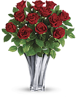 Red , Roses , Flawless Romance Bouquet , Same Day Flower Delivery By Teleflora
