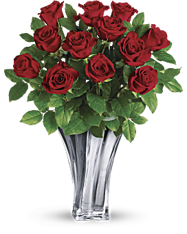 The FTD® Red Romance™ Rose Bouquet - Send to Tuscola, IL Today!