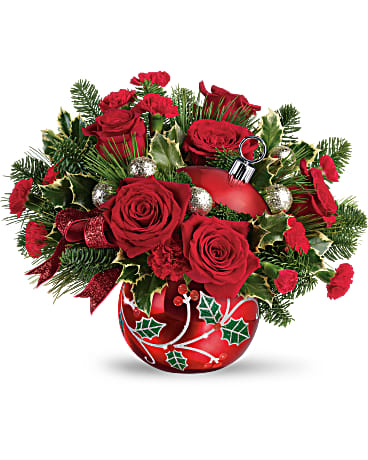 Teleflora's Deck The Holly Ornament Bouquet  Bouquet