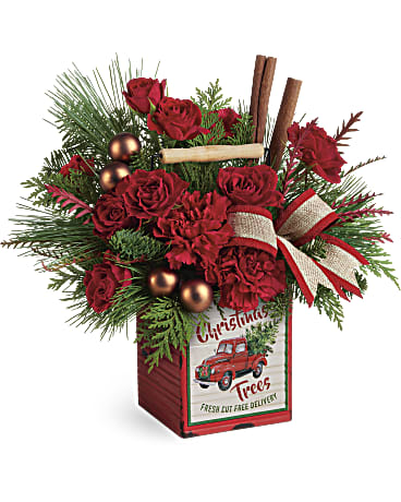 Merry Vintage Christmas Bouquet 