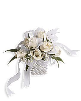 White Whisper Wristlet Corsage