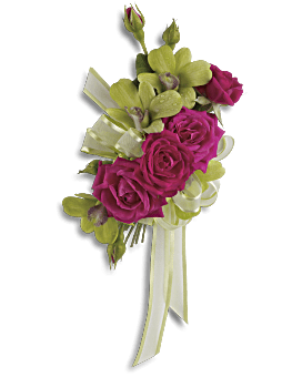 Pink | Corsages | Chic And Stunning Corsage | Same Day Flower Delivery by Teleflora
