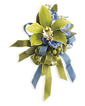 Grand corsage de corsage de la nuit orchidée