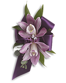 Exquisite Orchid Wristlet