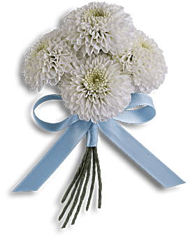 White | Boutonnieres | Country Romance Boutonniere | Same Day Flower Delivery by Teleflora