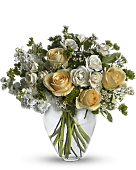 White , Mixed Bouquets , Celestial Love Bouquet , Same Day Flower Delivery By Teleflora