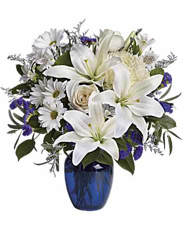 Blue Calla Lily Bouquet