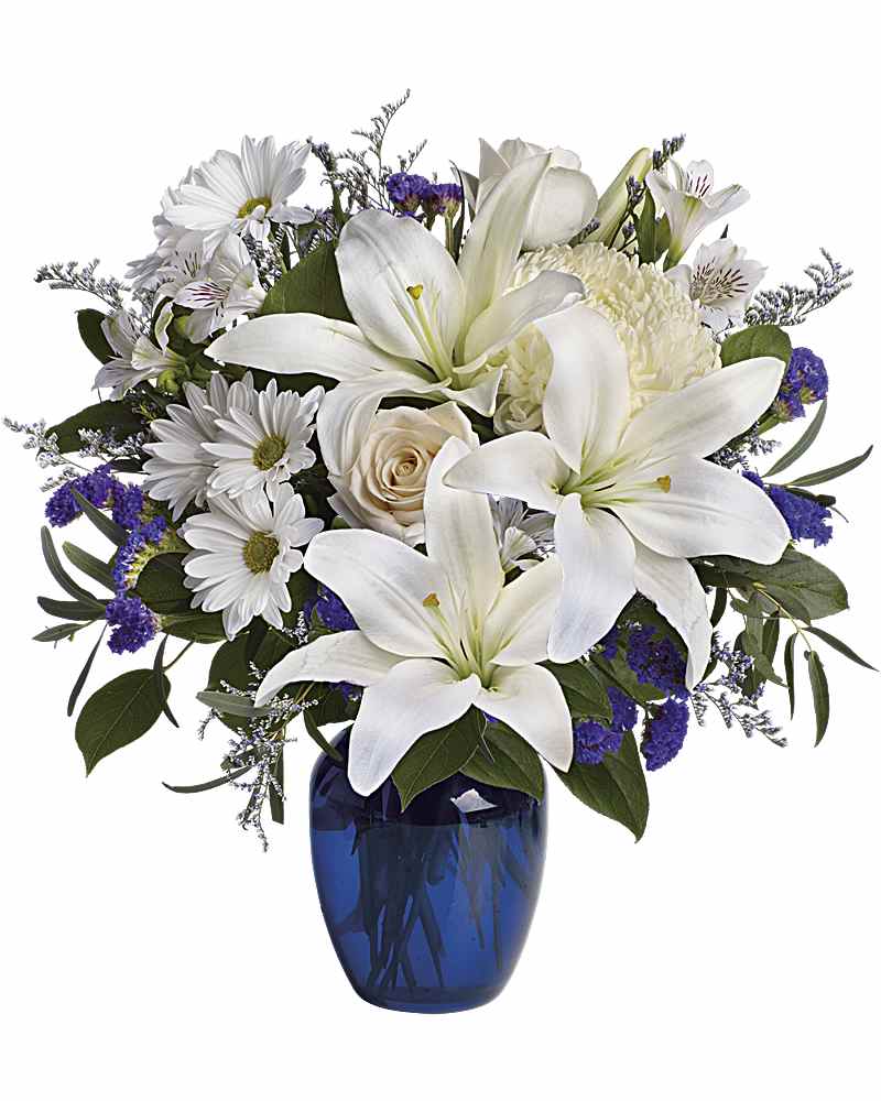 Beautiful In Blue Bouquet Teleflora