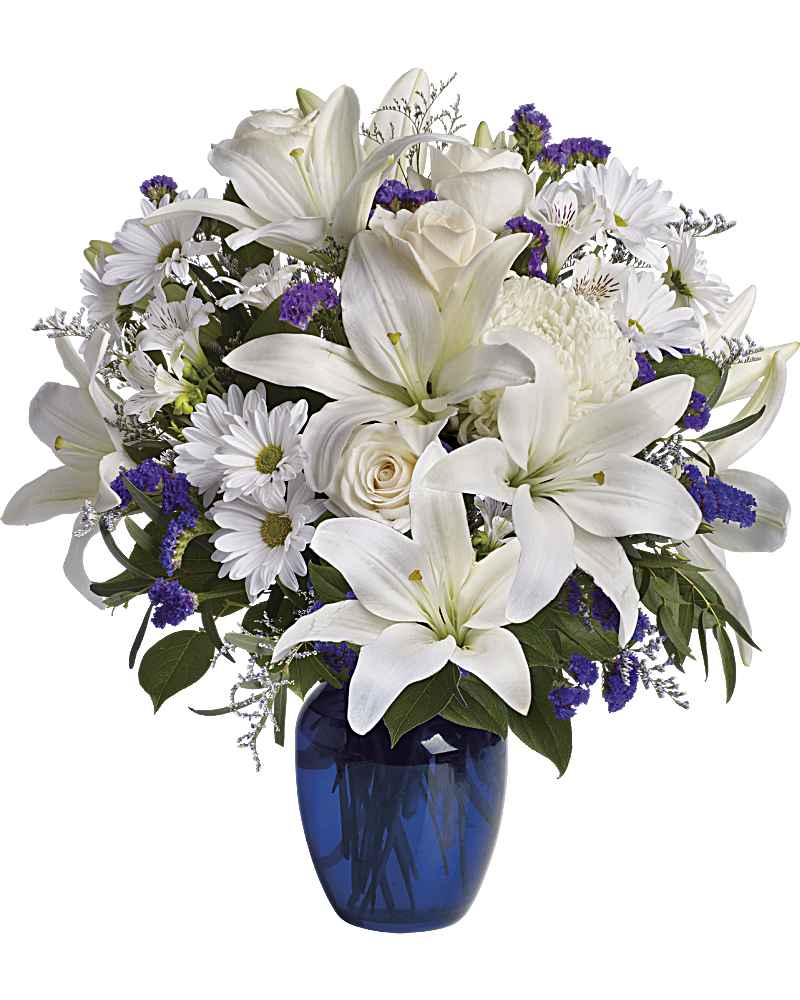 Beautiful In Blue Bouquet Teleflora