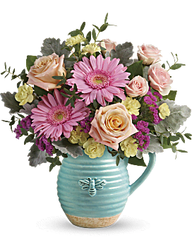 Teleflora's Bee Delighted Bouquet Bouquet
