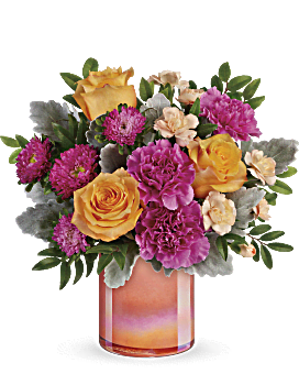 Teleflora's Perfect Spring Peach Bouquet Bouquet