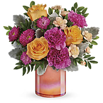 Teleflora's Perfect Spring Peach Bouquet