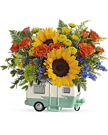 Teleflora's Retro Road Tripper Bouquet - Teleflora