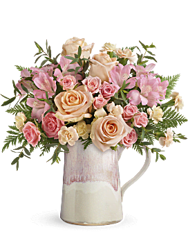 Teleflora's Artisanal Blush Bouquet Bouquet