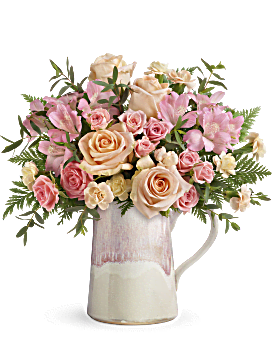 Teleflora's Artisanal Blush Bouquet Bouquet