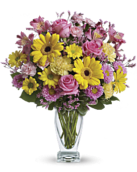 Flower Delivery By Teleflora, Multi-Colored, Mixed Bouquets, Teleflora's Dazzling Day Bouquet