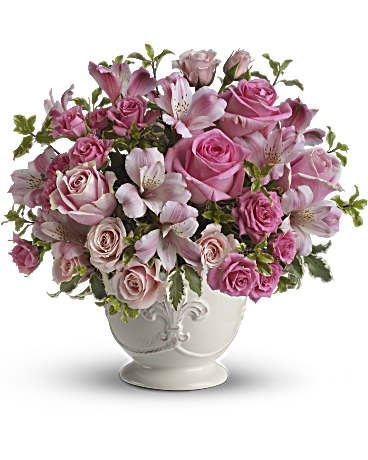 Teleflora's Pink Potpourri Bouquet with Roses - Teleflora