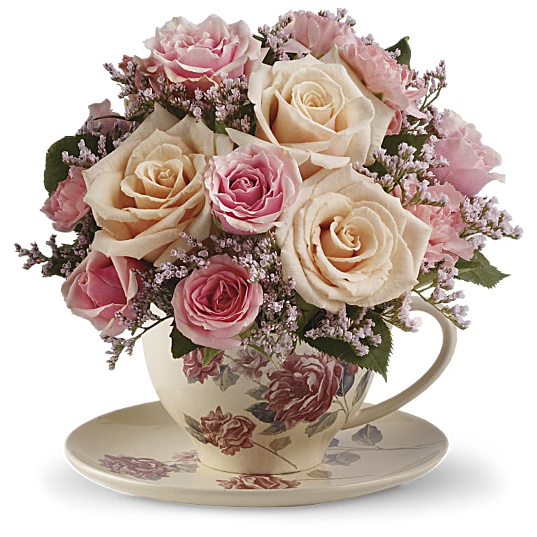 Victorian Teacup Bouquet
