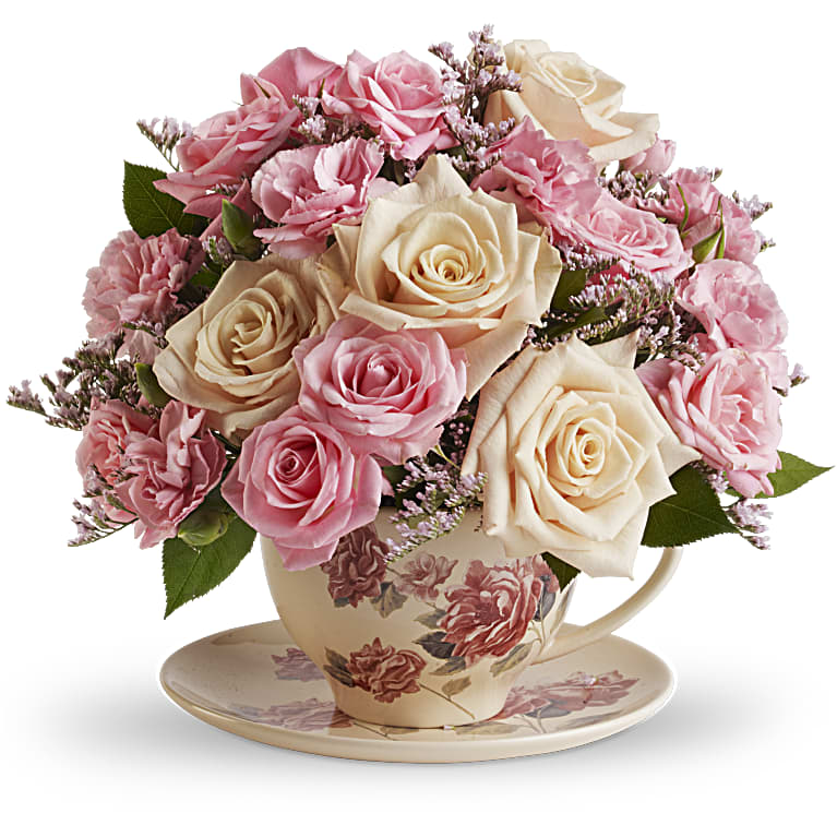 Victorian Teacup Bouquet