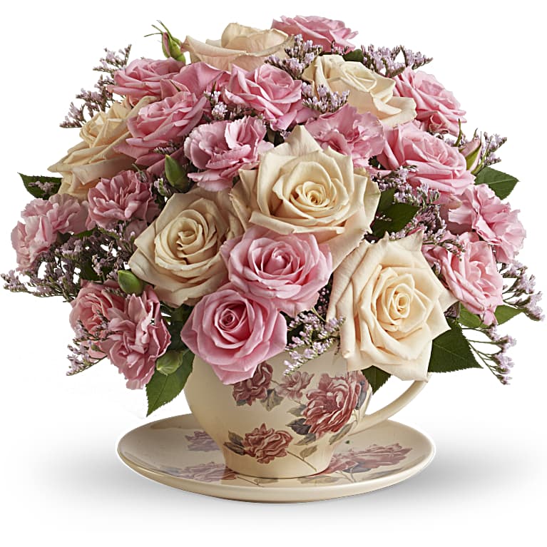 Victorian Teacup Bouquet