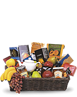 Cesta de regalo de cesta de frutas Gourmet Grande