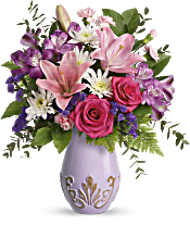Teleflora's Lavishly Lavender Bouquet Flowers