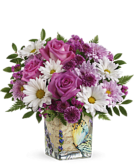 Teleflora's Vintage Butterfly Bouquet Bouquet