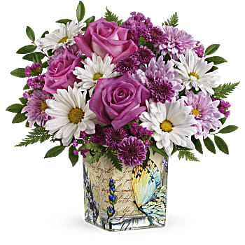 Teleflora's Vintage Butterfly Bouquet