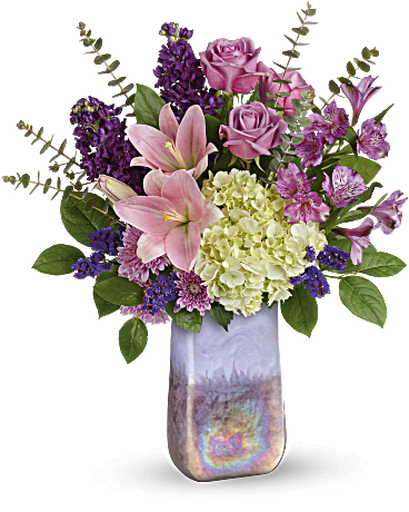 Teleflora'sPurpleSwirlsBouquet