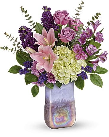 Teleflora's Purple Swirls Bouquet - Teleflora