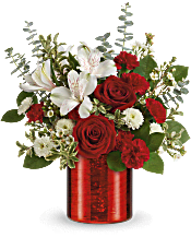 Teleflora's Crimson Crush Bouquet Flowers