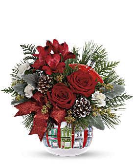 Christmas Flowers Delivery | Mixed Bouquets | Same Day Flower Delivery | Multi-Colored | Teleflora