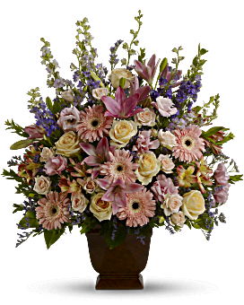Pink , Mixed Bouquets , Loving Grace Bouquet , Same Day Flower Delivery By Teleflora