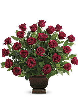 Teleflora's Rose Tribute Flower Arrangement
