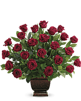 Homenaje a la rosa de Teleflora