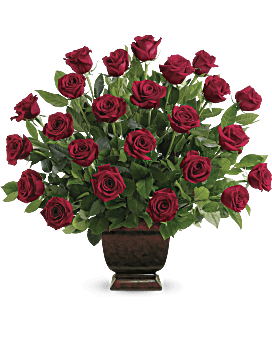 Teleflora's Rose Tribute Flower Arrangement