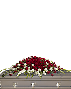 Garden of Grandeur Casket Spray Sympathy Arrangement