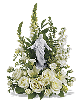 White , Mixed Bouquets , Garden Of Serenity Bouquet , Same Day Flower Delivery By Teleflora