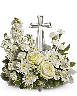 Arrangement floral Bouquet de fleurs Paix divine de Teleflora