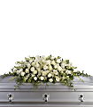 Purity and Peace Casket Spray Flowers