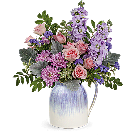 Teleflora's Pour on the Pretty Bouquet