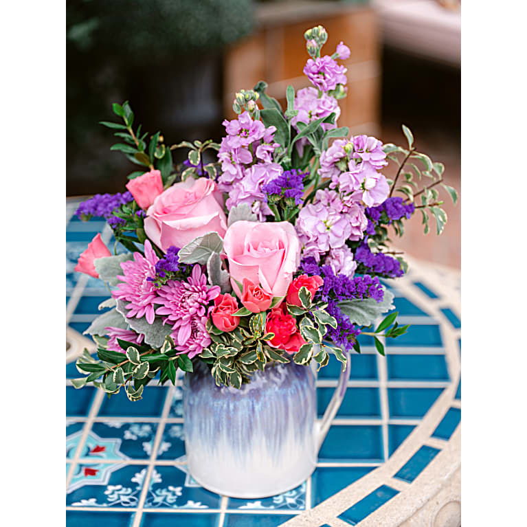 Pour on the Pretty Bouquet