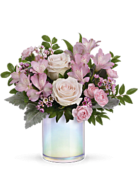 Teleflora's Pretty As A Pearl Bouquet