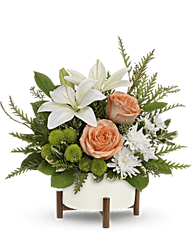 Mod Blooms Bouquet , Mixed Bouquets , Same Day Flower Delivery , White , Teleflora