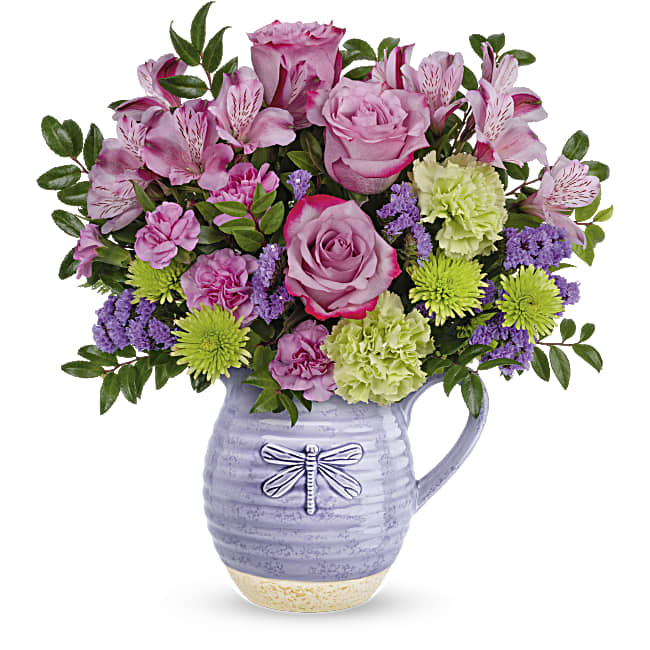 Teleflora's Whimsical Dragonfly Bouquet