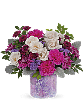 Shining Beauty Bouquet , Roses , Same Day Flower Delivery , Multi-Colored , Teleflora