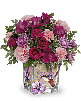 Sweet Hummingbird Bouquet , Mixed Bouquets , Same Day Flower Delivery , Pink , Teleflora