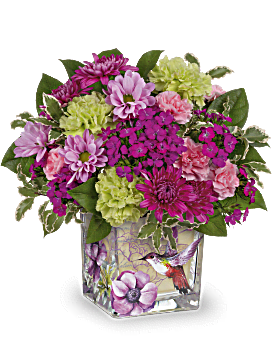 Hummingbird Garden Bouquet , Mixed Bouquets , Same Day Flower Delivery , Multi-Colored , Teleflora