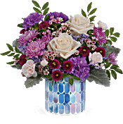 Teleflora's Blue Beauty Bouquet Flowers