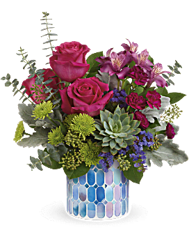 Watercolor Blooms Bouquet , Mixed Bouquets , Same Day Flower Delivery , Multi-Colored , Teleflora
